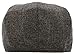 Popular Classic Newsboy Gatsby Cabbie Ivy Ascot Hat Cap Collection Mens Fashion Wool (Small/Medium, Black Herringbone Button Top Ascot)