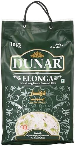 Dunar Elonga Rice 10 Kg, White