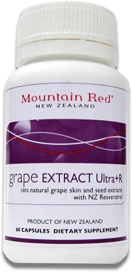 Mountain Red Grape Extra Ultra Trans Resveratrol 60 Capsules 500mg