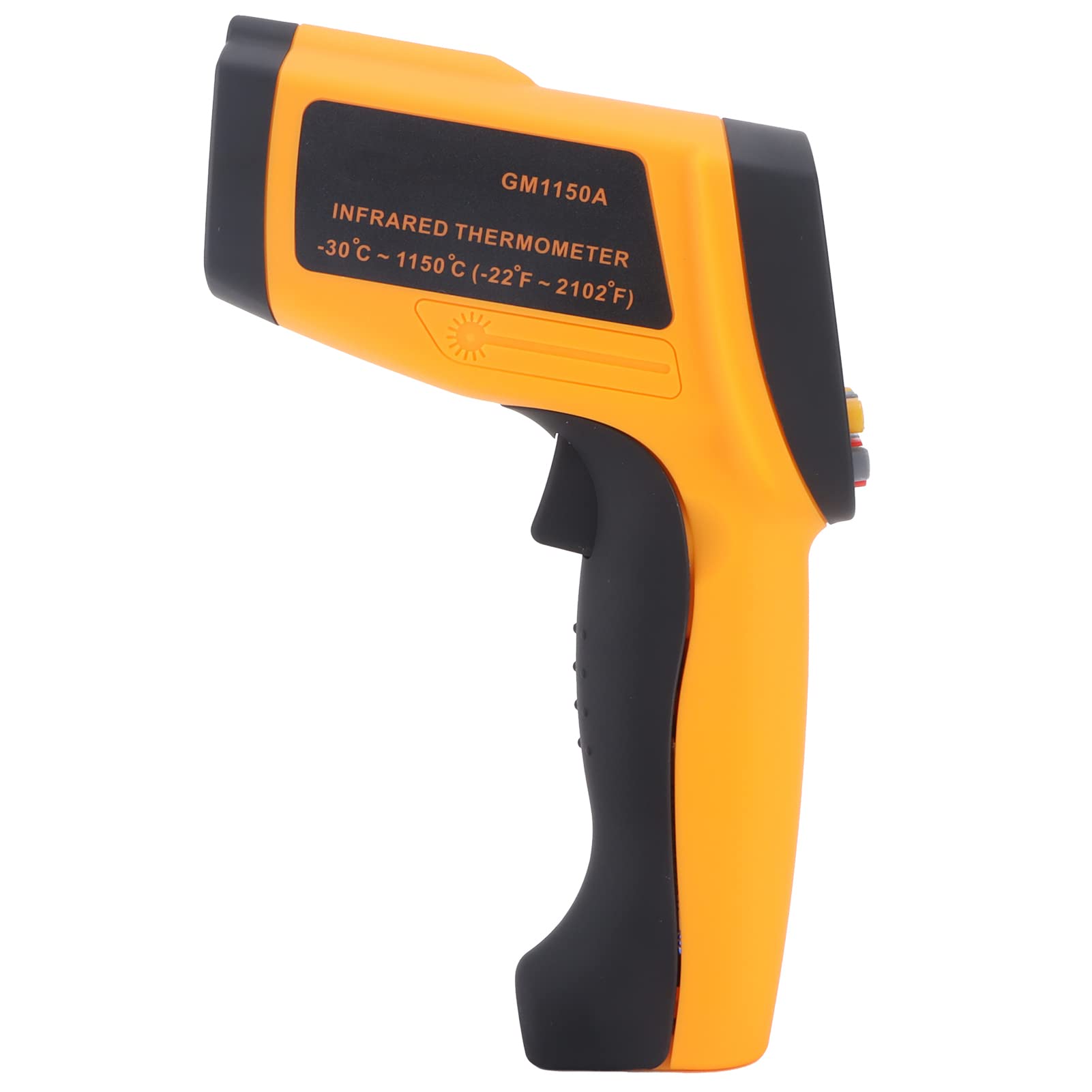 YWBL-WH Termometro a Infrarossi, Pistola Digitale per Temperatura in ABS con Display LCD, da -30 a 1150 Gradi Celsius per Uso Industriale
