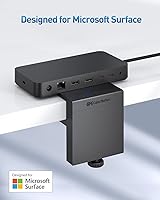 Vista 2 de [Designed for Microsoft Surface] Cable Matters Desk Mount for Microsoft Surface Thunderbolt 4 Dock