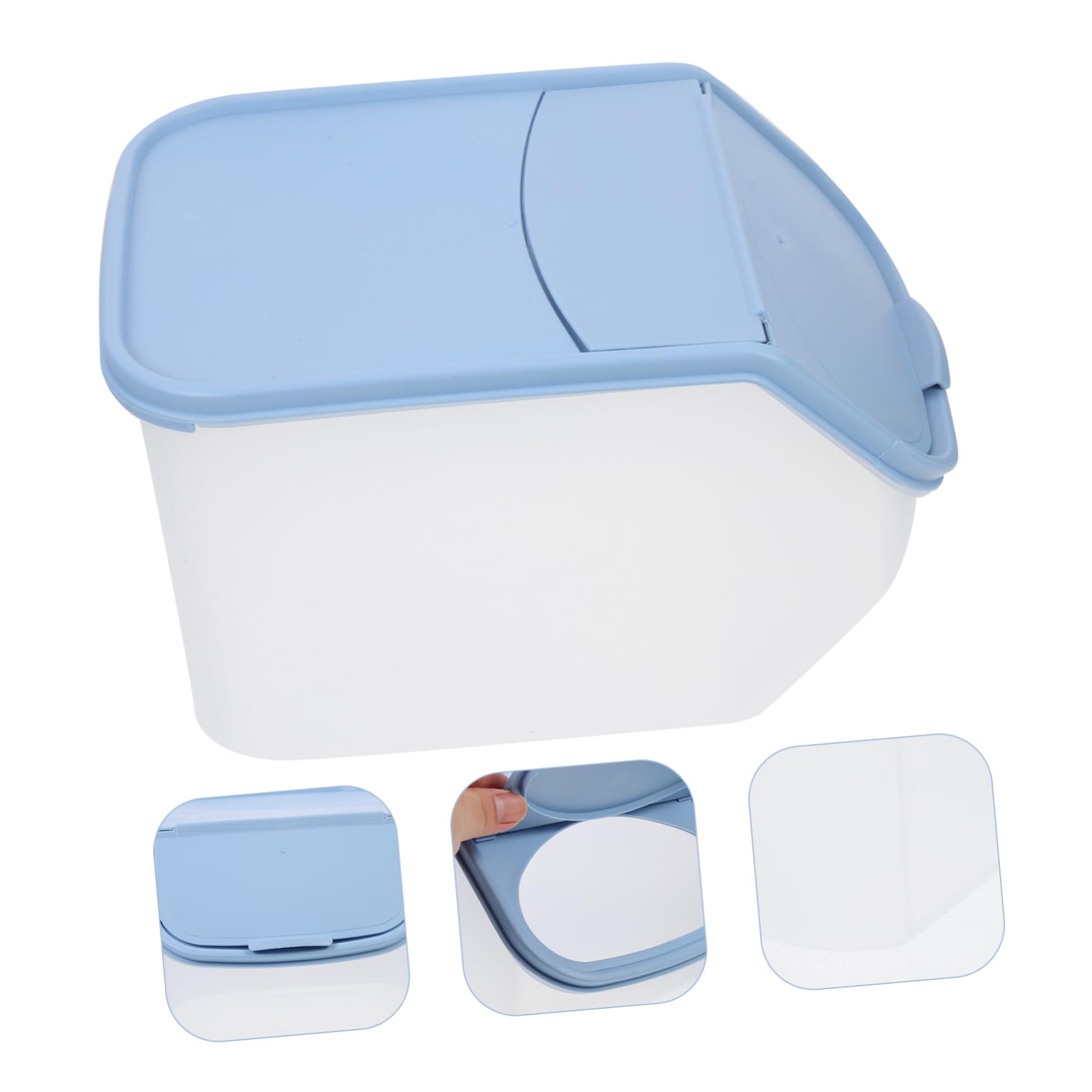 Käfig Sandbadebox für Hamster und Meerschweinchen Leichtes Pp Bad aus Pe Material Kompaktes Badewannen Satz für Zuhause