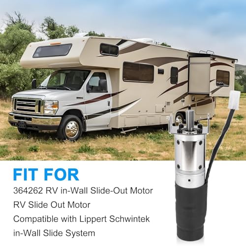 Image of PSLER 364262 RV in Wall Slide Out Motor 12V 42mm Mid Torque Motor with Brake RV Slide Out Motor Compatible with Lippert Schwintek in-Wall Slide System