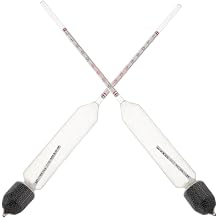 balacoo Milk Lactometer for Dairy Testing Cow Milk Hydrometer and Goat Density Meter Lab Measurement Hydrometer for Composition Analysis 2-Pack Scientific Instrument