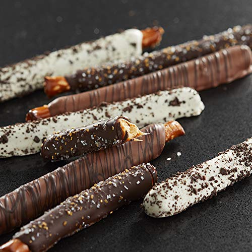 24 Chocolate Dipped Caramel Pretzel Rods - Thumbnail 2