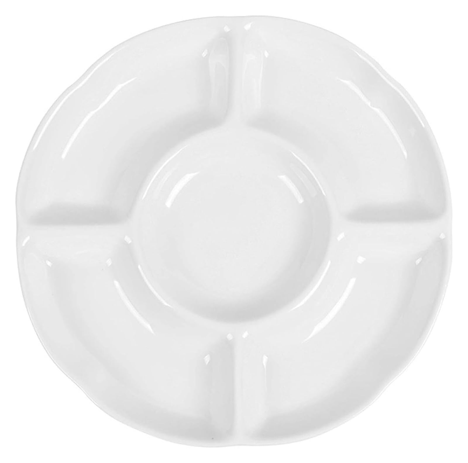 Artists Paint Palettes, Round Conch Ceramic Porcelain Palette 24cm