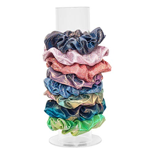 SUBANG Scrunchies Holder Stand Acrylic Jewelry Organizer Holder Jewelry Bracelet Display Stand for Women Girls - Thumbnail 4