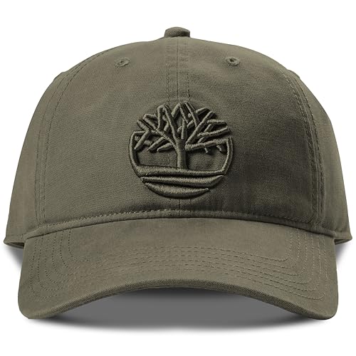 Image of Timberland Soundview Men's Baseball Cap - Cotton Canvas, Adjustable, Lightweight & Stylish Hat for Outdoor Activities