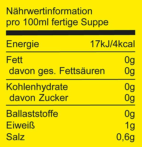 Seitenbacher Klare Suppe I Gemüsebrühe I der Allrounder I ohne Fett I ergiebig I vegan I glutenfrei I lactosefrei I 2er Pack (2x 500 g) – Bild 5