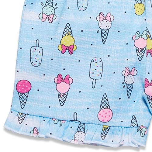 Image of Disney Mickey Mouse & Friends Girls' 2-Piece T-Shirt and Shorts Set for Baby & Kids
