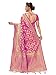 Nivah Fashion Women's Banarasi Art Silk Saree with Blouse Piece(NH.S13-Pink)