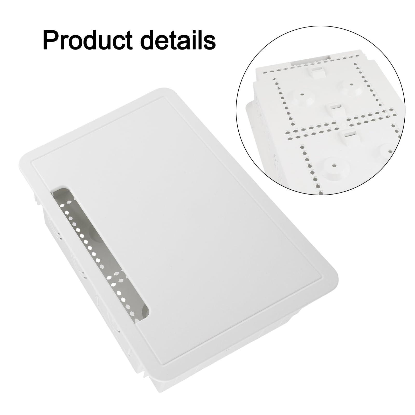 Boîtier mural encastré de 22,9 cm, boîte multimédia TV, kit de gestion de boîtier réseau encastré, boîtes de rangement intégrées, boîtes électriques, pour la gestion des câbles