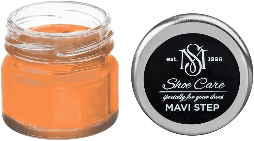 Universal Leather Dye - NCS S 1060-Y50R Deep Persimmon - High Coverage Leather Paint for Shoes, Bags, Canvas & Sneakers by MAVI STEP - 0.34 fl oz / 10 ml