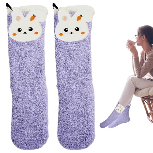 Zunishaone Calcetines térmicos para mujer, calcetines térmicos para la temporada de frío | Calcetines térmicos térmicos aislantes, calcetines térmicos recargables para el frío para el