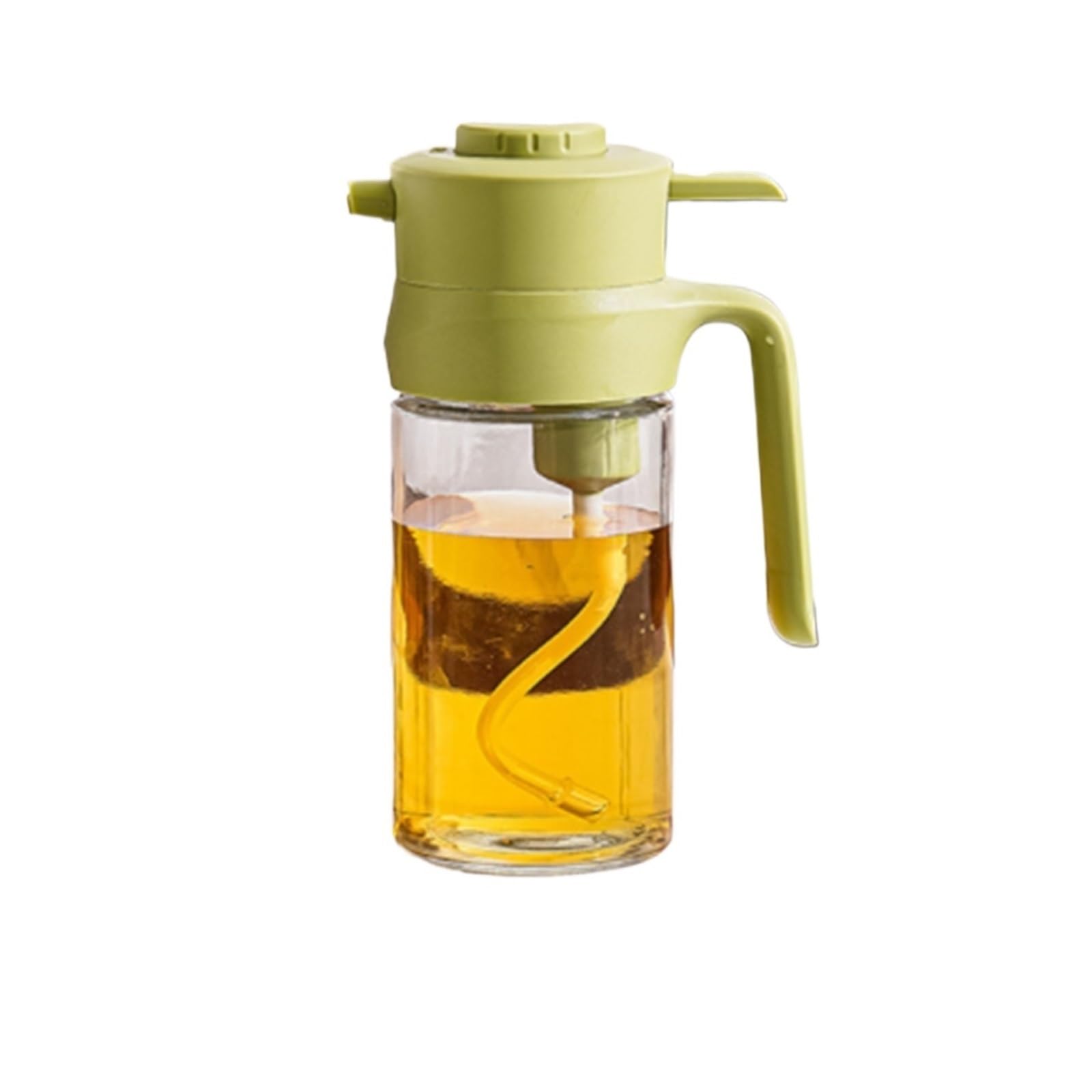 MHbdfsxz Olive Oil Sprayer For Cooking Glass Oil Sprayer No Sticking Push-type Suitable For Salads Frying Grilling Kitchen Accessories(Grün)