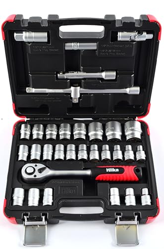 Hilka 01123202 32pce 1/2-inch Drive Socket Set