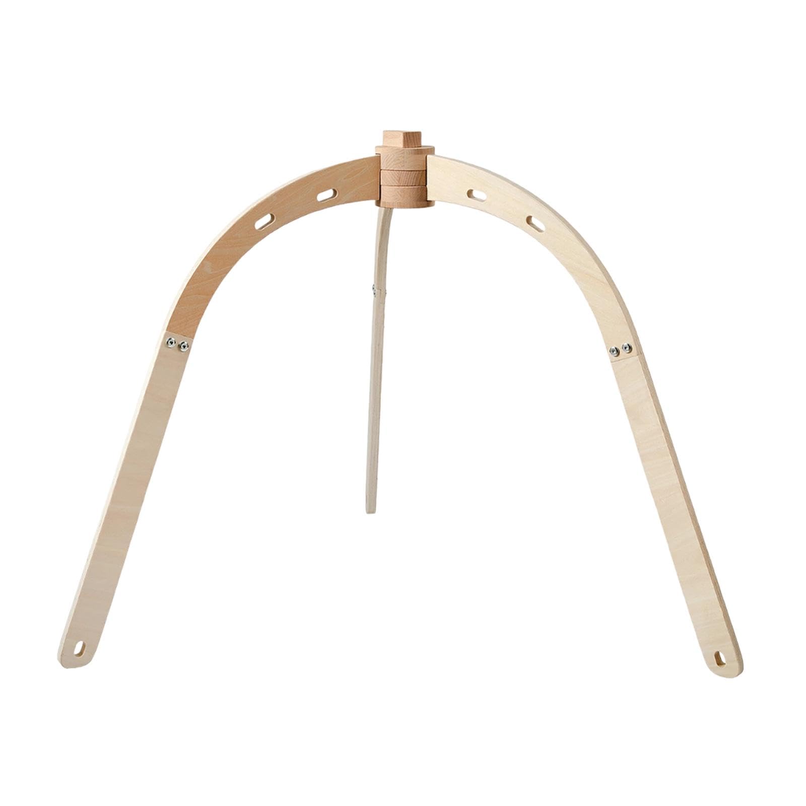 Holz Spielbogen Mit Hängespielzeug Dreieck | sicheres Dreieck-Design, aus Holz, einfacher Aufbau, fördert Motorik