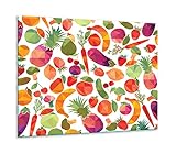 Las placas multifunción de cristal son universales y no solo sirven como protección para su cocina o superficie de trabajo adicional, sino también como protección contra salpicaduras, tabla de cortar, bandeja para servir o sartenes, ya que el cristal de arriba es resistente al calor.
