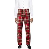 BRAW CLANS TARTANS Tartan Trews Royal Stewart & Black Watch – Tour de taille 76,2 - 127 cm – Longueurs courtes, régulières et longues – Pantalon écossais Highland en polyviscose, Royal Stewart., 34 W