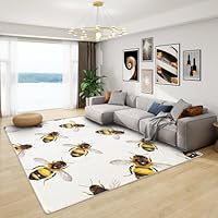 Cherry Blossom Decor - Cherry Blossom Rug, Pink Japanese Rugs for Living Room Bedroom, Washable Non Slip Soft Carpet, Patterned Area Rugs & Home Decor