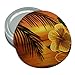 Beach Sunset Hibiscus Flower Hawaiian Round Rubber Non-Slip Jar Gripper Lid Opener