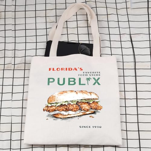 Lywjyb Birdgot Vintage Finest Food Stores Tote Bag Food Lover Gift Supermarket Food Gift3