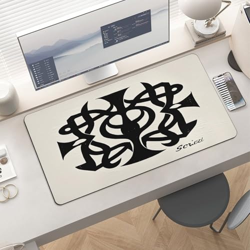 Supernatural Symbols Black Pad para Mouse Grande de Goma miniatura 6
