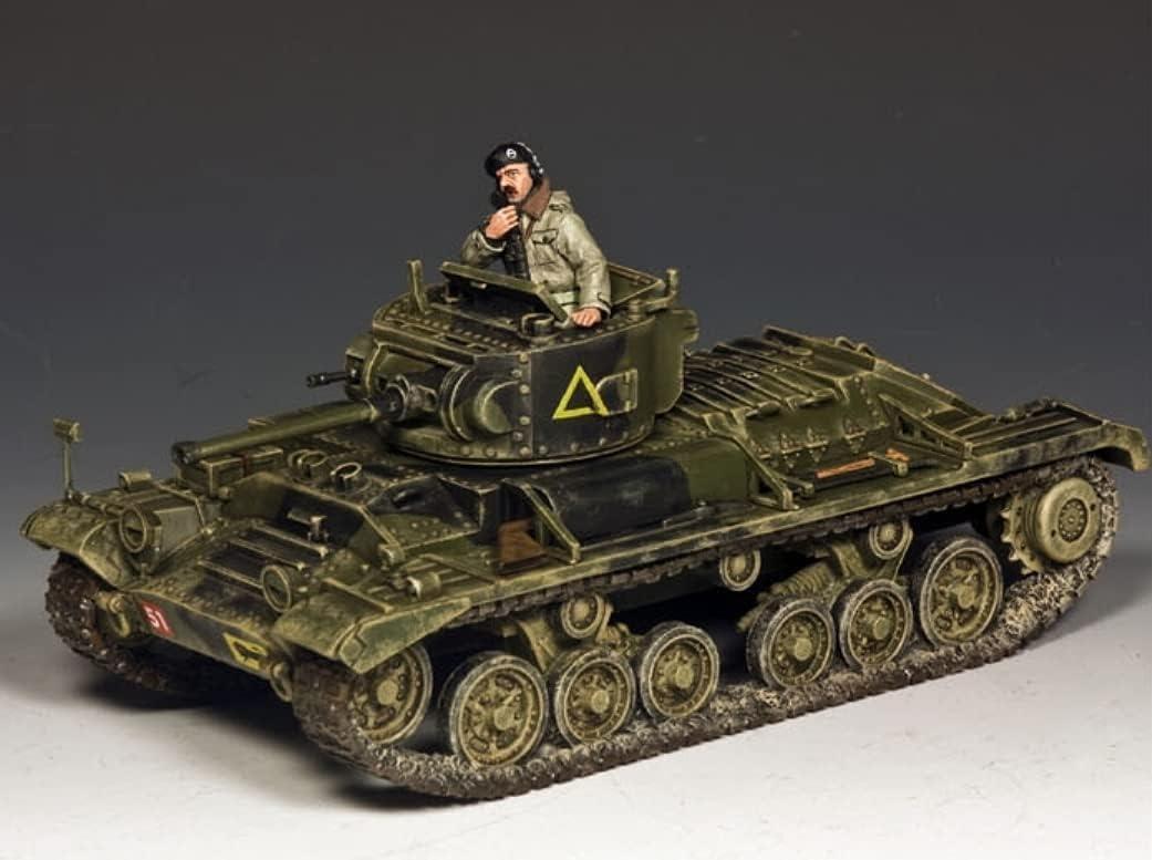 King & Country D Day DD189 British Valentine Mark 3 Tank Set 1:30 Scale Mixed Media