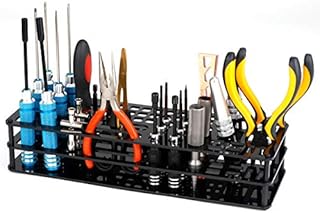 FPVERA Screwdriver Storage Rack Screwdriver Organizers for Hex Cross Screw Driver RC Tools Kit Organizers 63 Hole