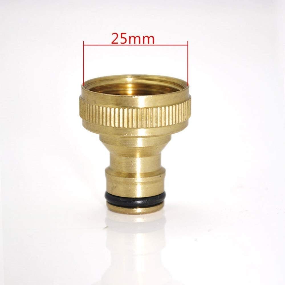 Raccordi filettati Connettori per tubi in ottone 1pc 1/2 "e 3/4" Filettatura femmina Ottone Rame Connettori rapidi Giunti Accessori per l'irrigazione del giardino di casa Raccordi per tubi di lavagg