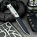 Tanto Fixed Blade Knife, Tactical Knife With Kydex Sheath, 8Cr13Mov Steel Blade and G10 Handle, Outdoor Knives for Camping Hiking Fishing, Hunting, BBQ, Gift Men (White)