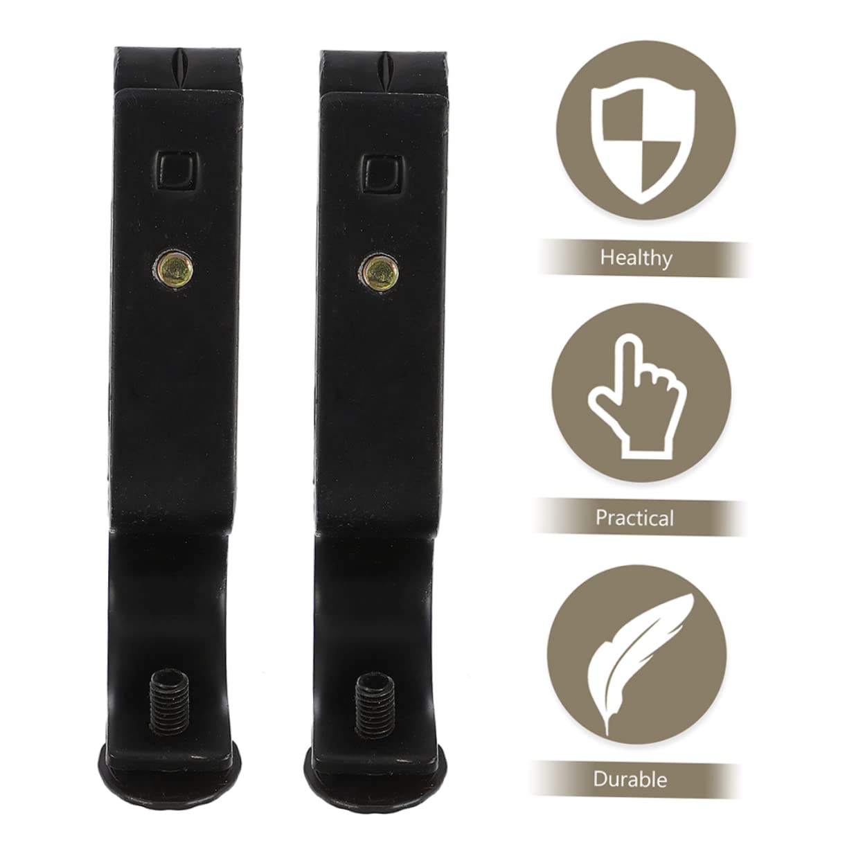 OUNONA 10pièces Supports de Tringle à Rideaux Muraux Robustes et Durables pour Fixation Facile de Tringles à Rideaux et Stores