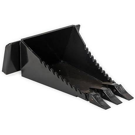 Bobcat Skid Steer Toy-Sized Stump Bucket Excavator Attachment