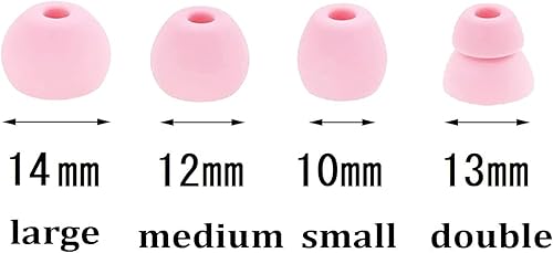 Miniatura 7 de Almohadillas de repuesto para Powerbeats Pro, 8 unidades, 4 pares con 4 opciones de tamaño compatibles con Beats Powerbeats Pro, azul marino (azul