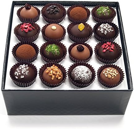 Pure Madness Chocolate Truffles, 16 Piece Collection