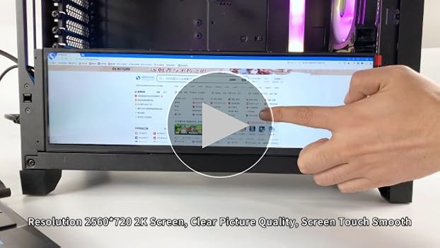 デスクトップpc &モニター Amazon.co.jp: Wisecoco 14 インチ ミニ モニター 2560X720 2K