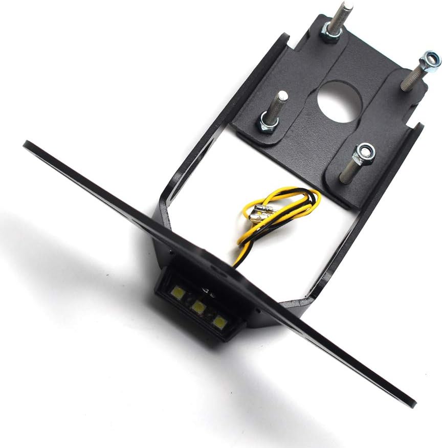 Xerial For Z650 NINJA 650 2017-2022 Tail Tidy Fender Rear Support License Plate Frame Rear Card, Black