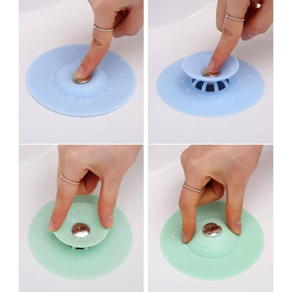 Silicone Sink Stopper & Hair Catcher - FREE SHIPPING -3 Silicone Sink Stopper & Hair Catcher - FREE SHIPPING -3