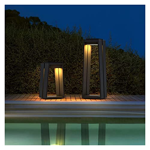 Lampe solaire d'extérieur LED au design minimaliste pour table et jardin