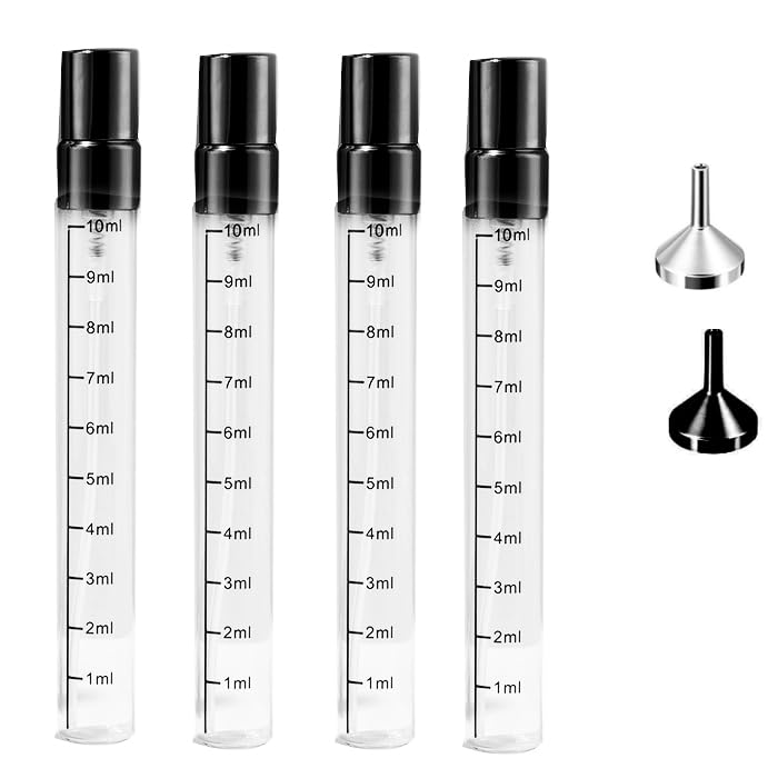 Constefire 4 PCS Atomizador Perfume Recargable, Botella de...