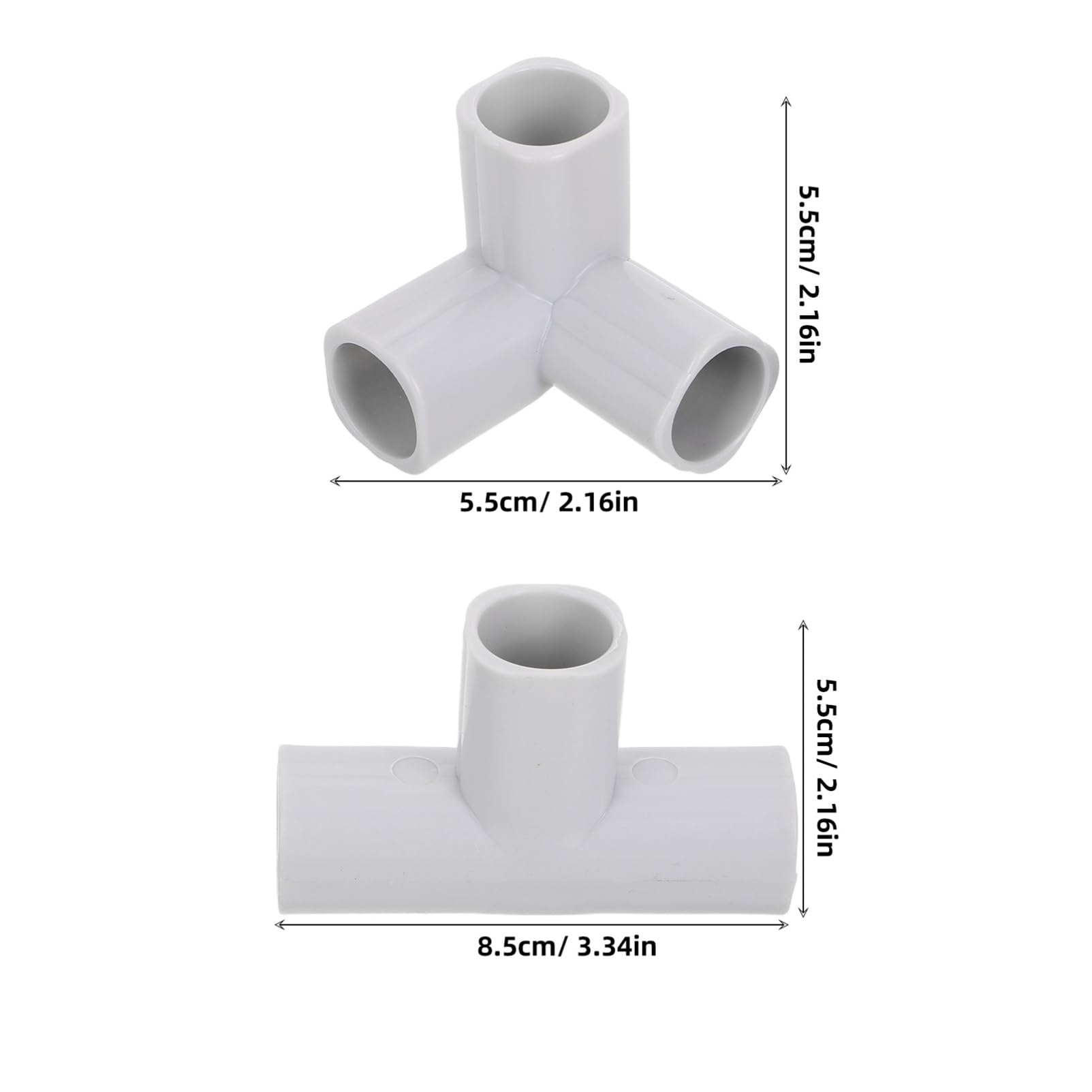 CORHAD 4Pcs Playpen T Shaped Connectors Way Joint Parts for Secure Assembly of Playpen Accessories Easy Installation for Indoor and Outdoor Use