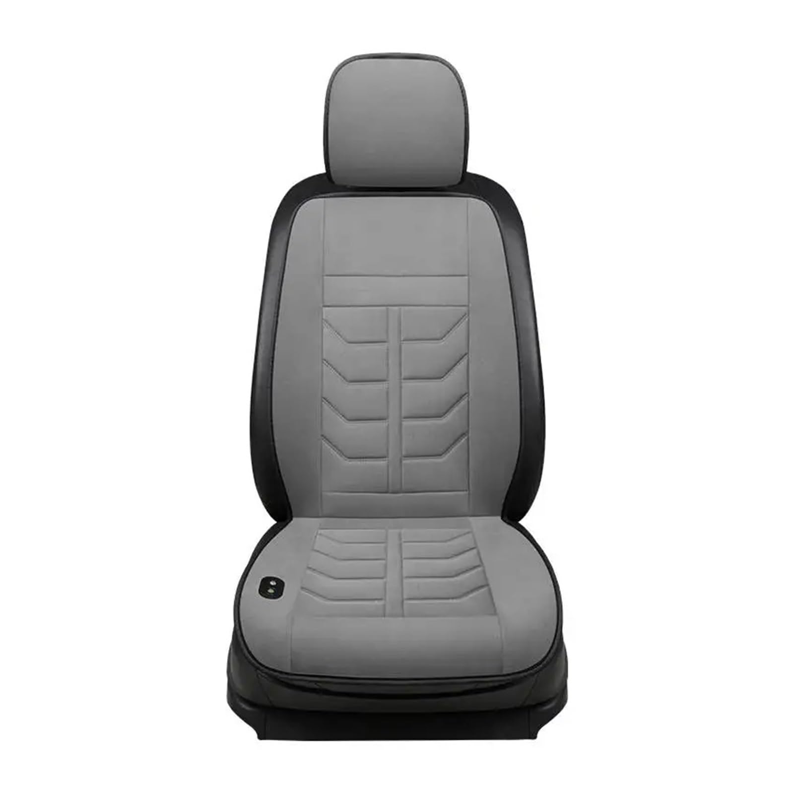 Fundas Asientos Coche 2019 Cojín con Calefacción para Coche Asiento Individual Invierno Eléctrico Doble 12v Pinzas Asiento Coche Juego(Brown 1 Pcs)
