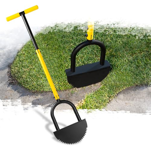 BlumeTrec Manual Edger Lawn Tool with 38'-42' Adjustable Length, Saw-Tooth Border Edger with Wide...
