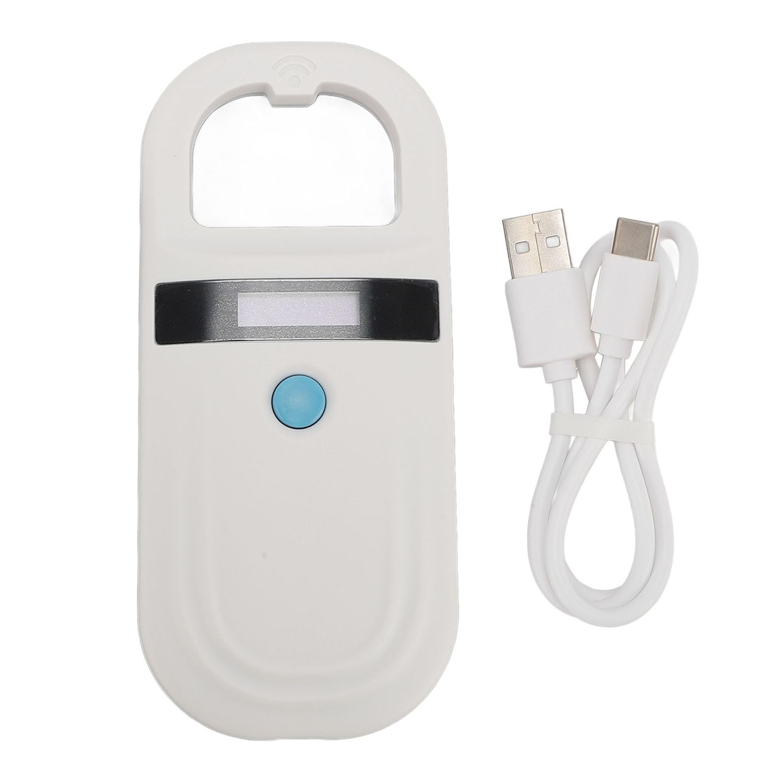 Pet Microchip Reader, FDX B Animal Universal Microchip Tag Reader Scanner, Pet Microchip Scanner, 300mAh (White)-image-47