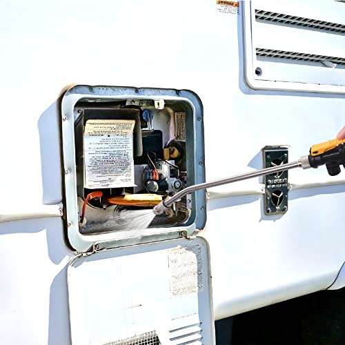 Image of RV Water Heater Tank Rinser, Metal Tube Water Tank Flusher, Remove Sediment and Scale from the Bottom of RV Water Heater