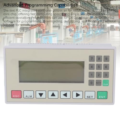 Automate PLC 24VDC à écran texte et liste d'alarmes personnalisables