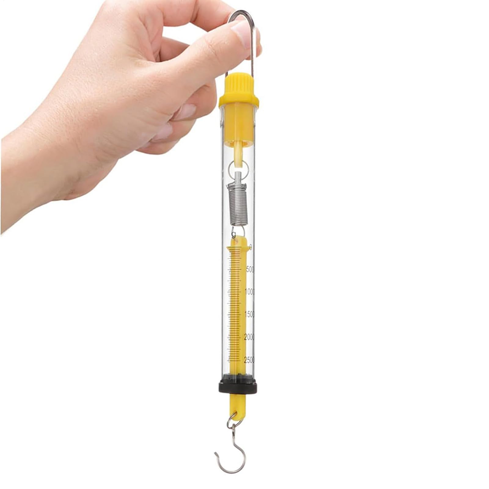 JINGLING Scaletta a molla Tubular Spring, capacità 2,5N | Dinamometro fisica,Per istituzioni scolastiche e laboratori educativi per scienze naturali