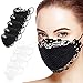 Produktbild LIGESAY Mehrteiler für Erwachsene und Jugendliche, Lippenschutz, Mundschutz, Wind Staub, Speichel- und Sonnenschutz, Spitze, Farbtuch Zehn Scheiben