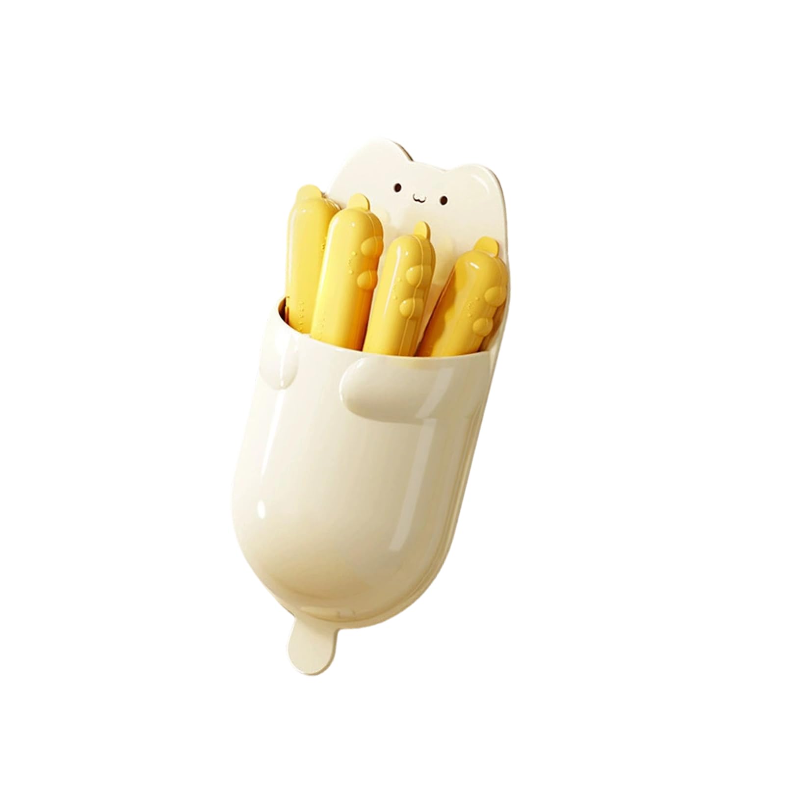 Pyasuye Moistures Proof Cats Shaped Food Bag Clip Plastics Refrigerator Sticker Sealing Clip for Kitchen Snacks Storage Presentation Kitchen Clamps