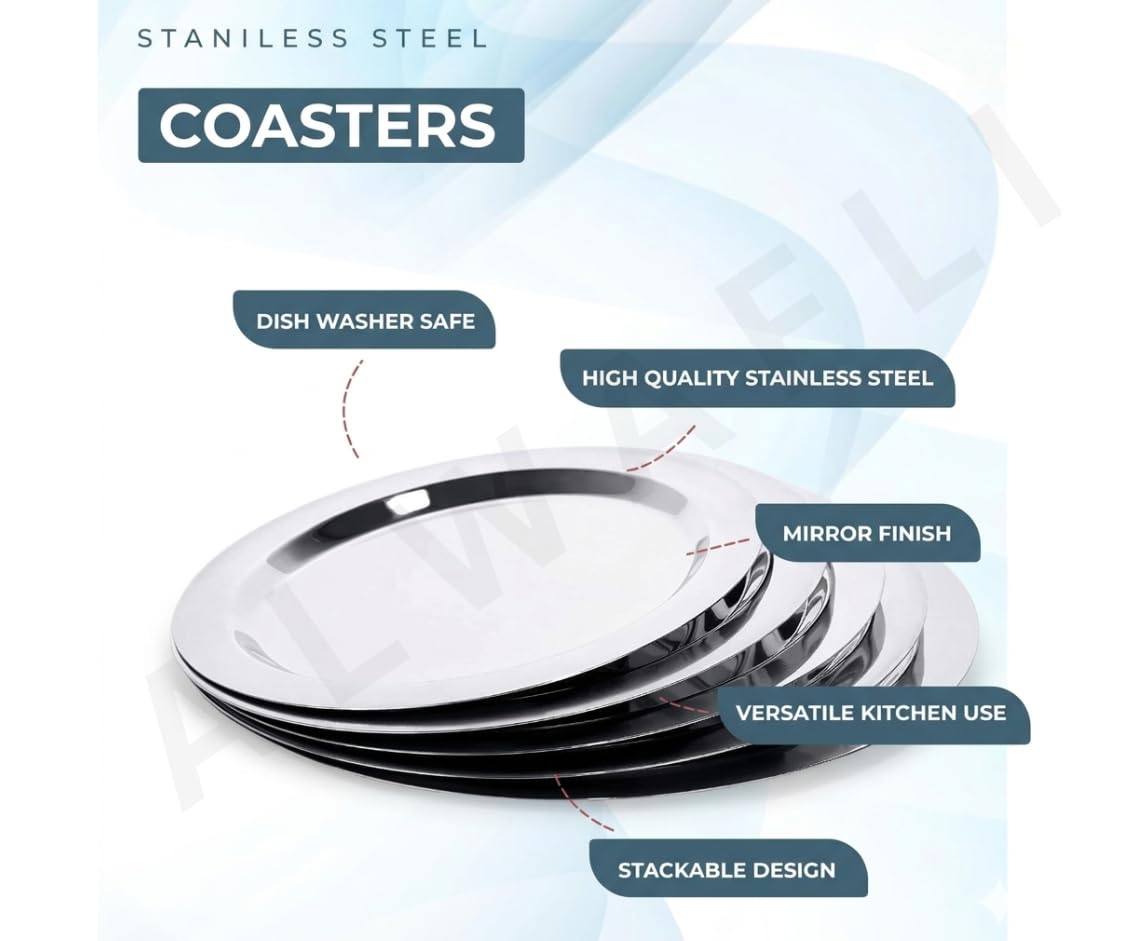 Stainless Steel Lid Set - 5 Piece Dhakan Covers -2